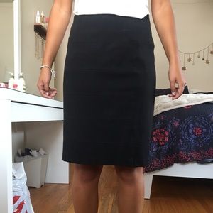 Ann Taylor Black Work Skirt